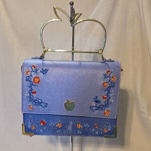 Loungefly Lavender and Blue Floral Mini Bag